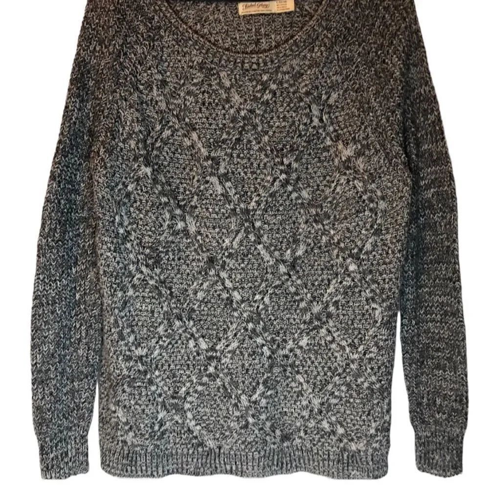 FADED GLORY Large Tweed Sweater